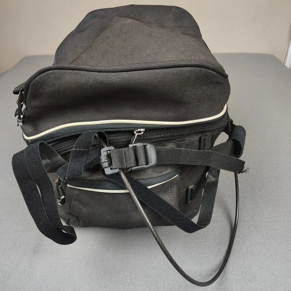Pacsafe Exomesh Anti Theft Travel Bag Duffle Trunk Large Rigid Black Cable Lock